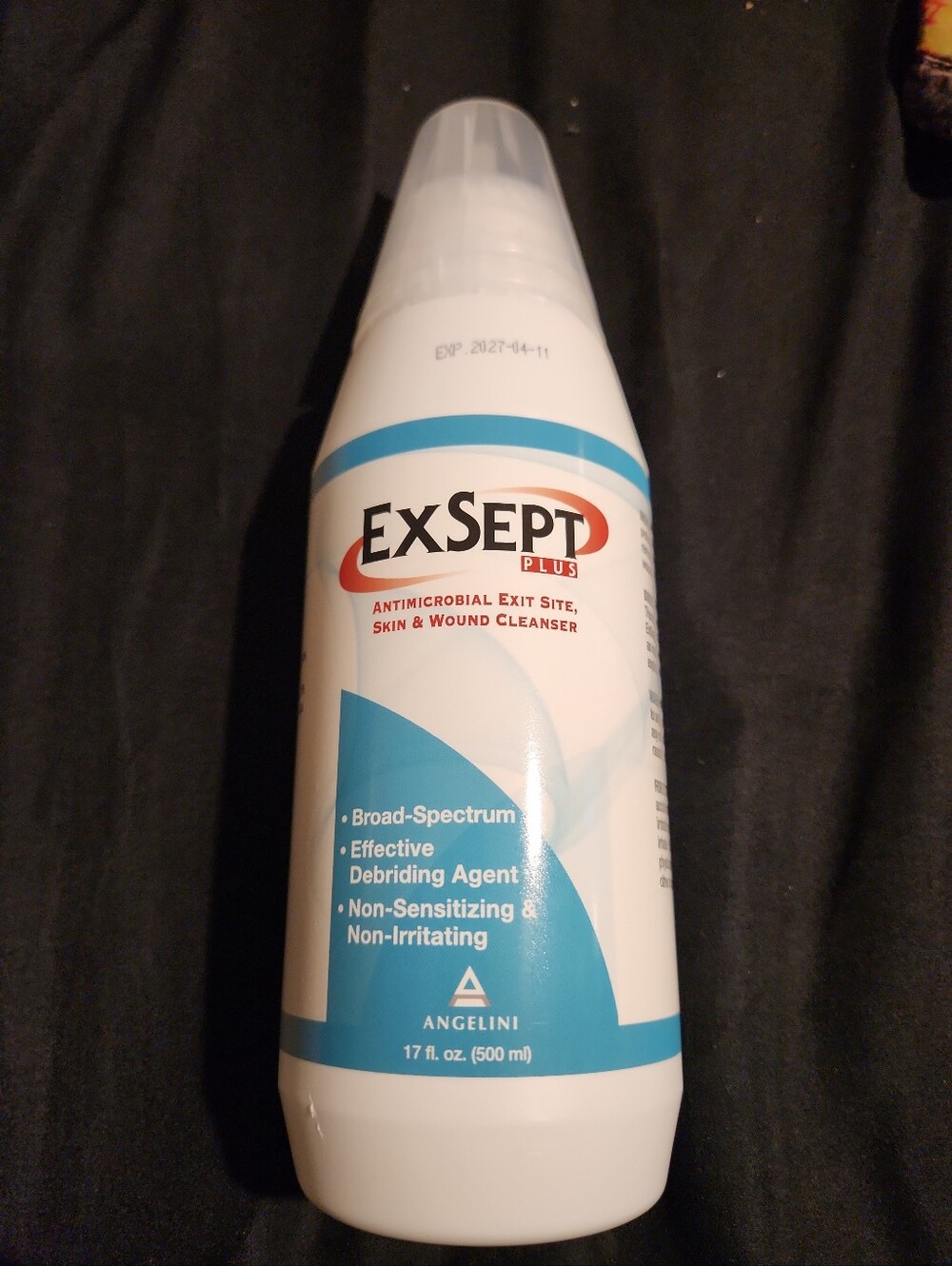 ExSept Plus Antimicrobial Exit Site, Skin and Wound Cleanser
